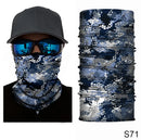 Camouflage Cycling Face Mask Scarf Neck Gaiter Men Seamless Bandana Women Headband Balaclava Tube Face Shield