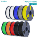 SUNLU 10KG PETG/ABS Filamente 10 Rollen 3D-Filament 1KG/Rolle 1.75mm 100% Filament ordentlich aufgereiht für den 3D-Druck aus der EU USA