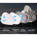 The Airguard | 26-in-1 Half-Face Respirator with Organic Vapor Filters