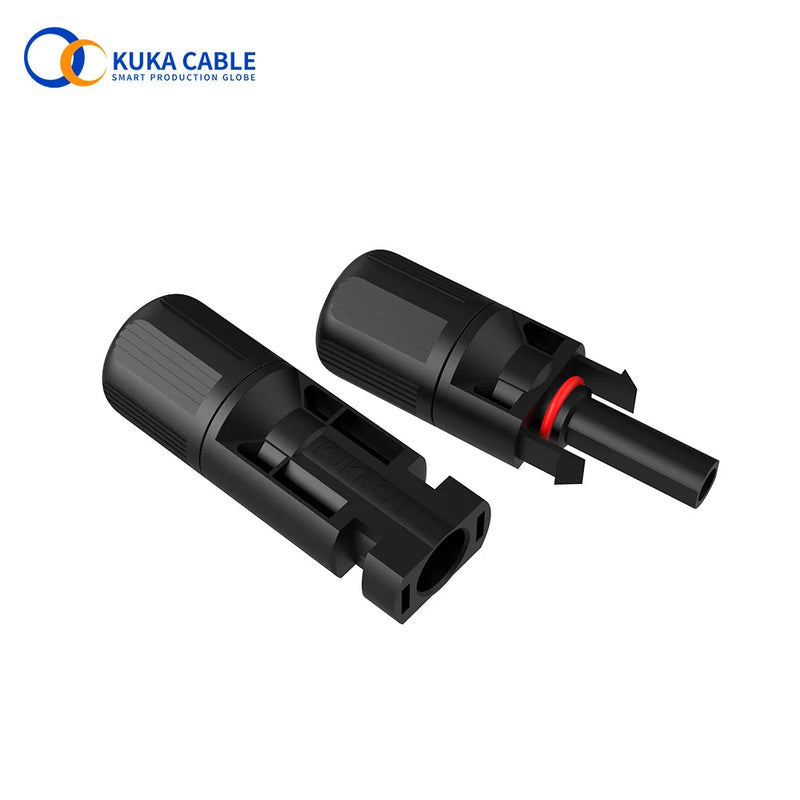 5/10/20 Pairs Of Solar Photovoltaic Cable Connectors For Connecting Solar Adapter Mc4 Connectors With Double Sealing Rings