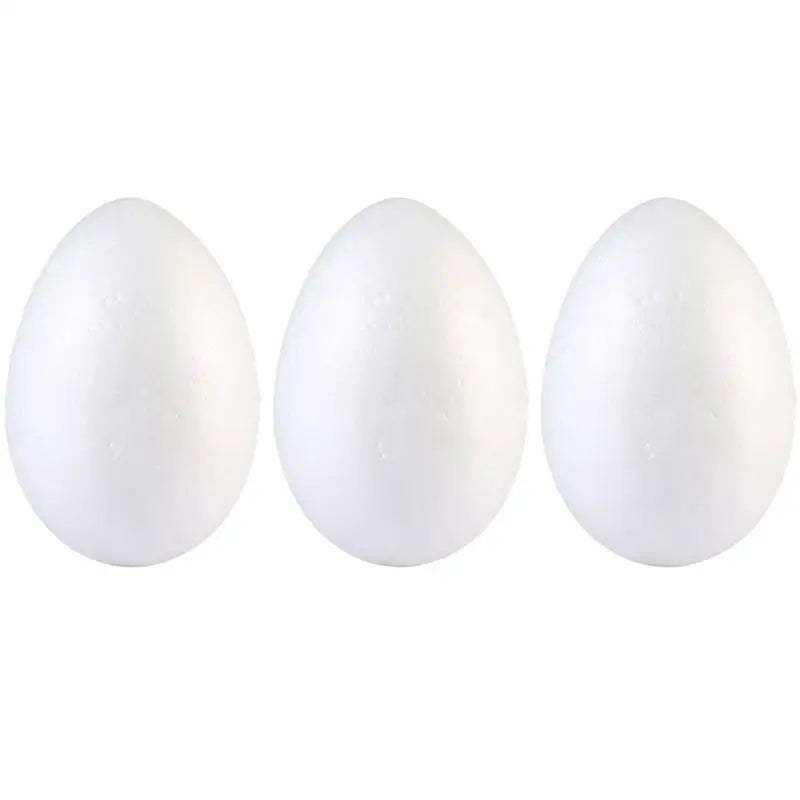 2/3/4 Pcs 15cm 20cm DIY Eggs White Foam Balls Eggs Easter Modeling Shapes Egg Ornaments Kids Painting Party Decorations
