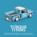 MOC City Car Retro Pickup Truck Building Blocks Speed Champion Racer Vehicle with Display Box Bricks Garage Toy Kids Adults Gift