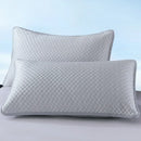 1-4PCS 48x74cm Ice Bean Pillowcase Summer Cooling Solid Color Cool Touch Fabric Washable for Air Conditioning Room