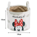 Disney Winnie The Pooh Desktop Storage Box Cartoon Minnie Sock Storage Basket Snack Sundries Cosmetic Storage Basket Party Gift