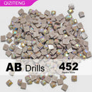 Neuheiten Einfarbige AB-Quadrat-Diamantperlen für DIY-Diamantmalereien Harz AB-Steine 2,5 mm AB-Steine 1000/2000 Stück
