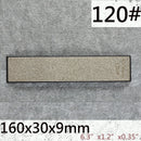 Widened diamond sharpening stone compatible with fixed-angle sharpener for kitchen knives and outdoor tools, portable sharpening