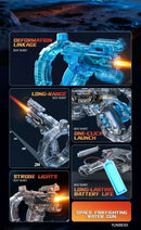 The Aqua Blitz | High-Power Electric Water Gun with LED Flashing Action