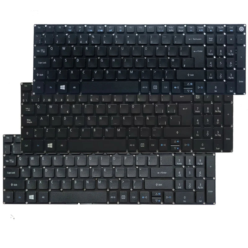 Russian/US/UK/Spanish/Latin/German laptop keyboard for Acer Aspire E15 E5-573 E5-573T E5-573TG E5-573G E5-722 E5-772G E5-774