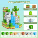 Magnetic Blocks-88 Pcs Building Toys for 3+ Year Old Build Magnet World STEM Sensory Construction Toys	Halloween Christmas Gifts