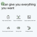 Mini Portable Humidifier Fan Air Conditioner Household Small Air Cooler Portable Air Adjustment Office Oil Diffuser Fast Cooling