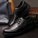 Neue hochwertige Echtleder-Schuhe Herren Loafers Mode Herren Freizeitschuhe Marke Mann Weiche Bequeme Schnürschuhe Schwarz ZH740