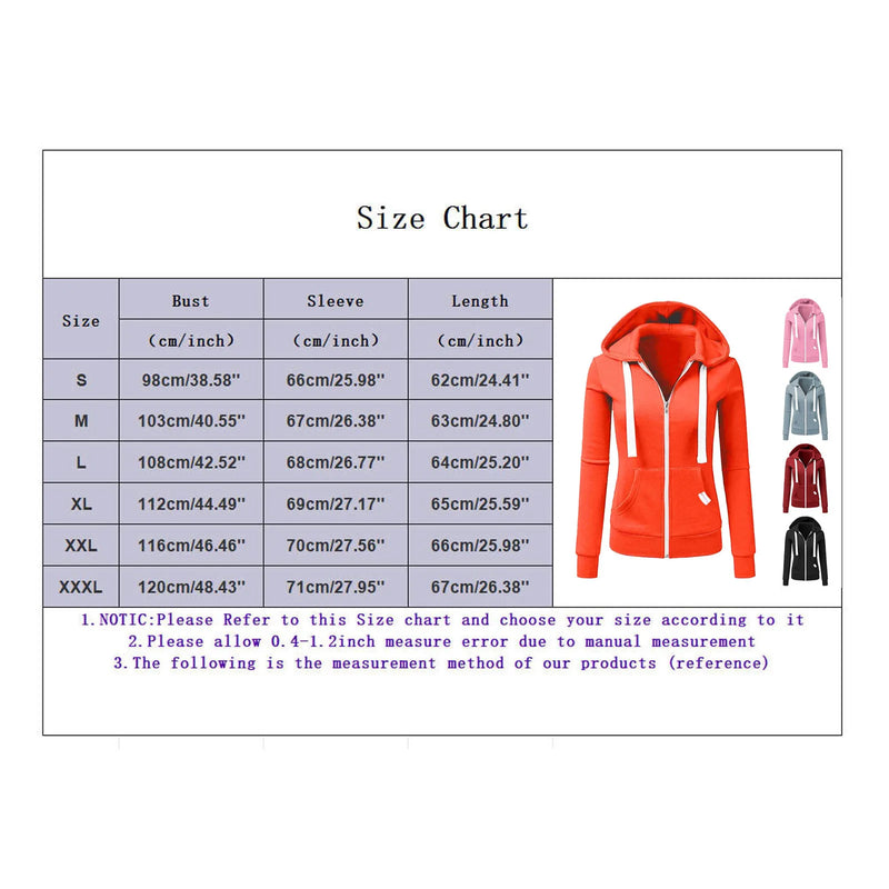 Casual Women Autumn Solid Color Long Sleeve Hoodie Pockets Zipper Sports Outwear Coat Hoodies Female Pocket Coat Sweatshirts