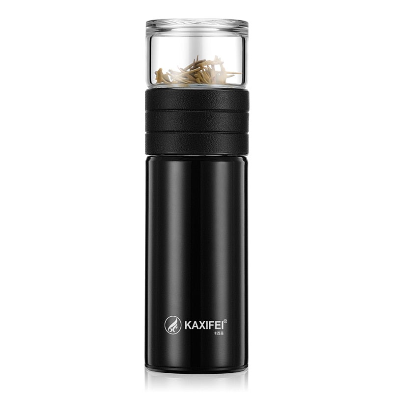 New Tea Thermos Mug Cups with Tea Infuser Thermos Temperature Display Bottle Insulated Vacuum Cup Mug Thermal Cup Mug