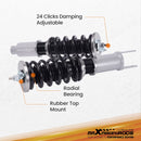 maXpeedingrods Coilover Kits for Civic EK EJ 1996-2000 24 Ways Adjustable Damper Shock Absorber Gray