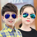 Fashion Parent-child Sunglasses Kids Adult Outdoor Travel Round Pilot Sun Glasses Unisex Children Vintage UV400 Shades Eyewear