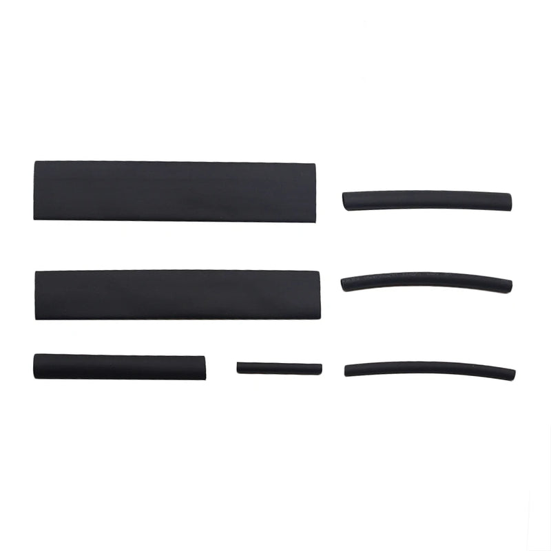 150pcs/Box 2:1 Polyolefin Heat Shrink Tubing Tube Sleeving Wire Electrical Insulation Cable Kit 8 Sizes 2-13mm Black