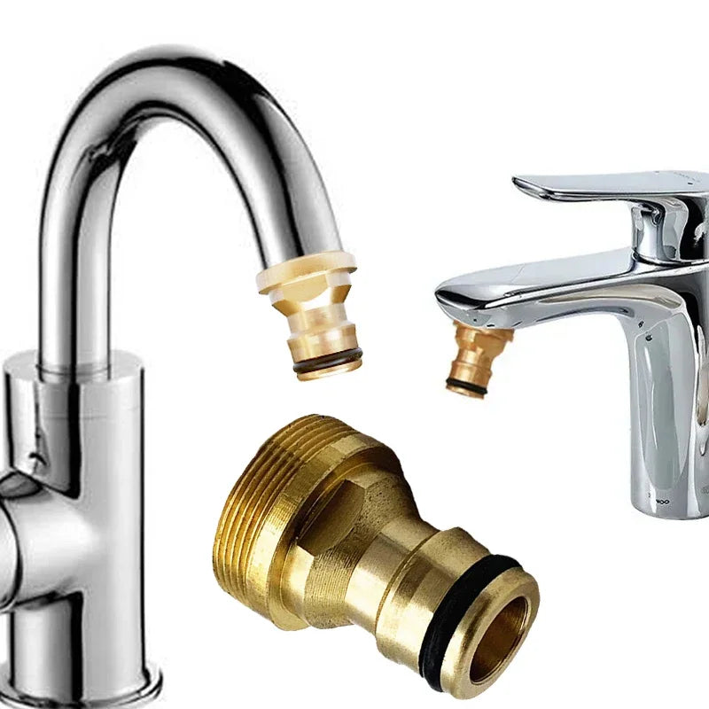 5/1Pcs Universal Kitchen Faucet Adapters Brass Tap Connector Mixer Hose Adaptor Garden Threaded Faucet Watering Garden Tools