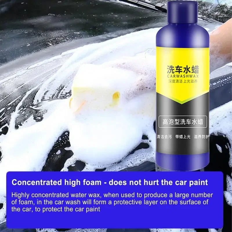 100ml High Foaming Car Wash Liquid Deep Cleaning Car Water Wax Varnish Nourishing Protection for Car Accessories Detailing Care