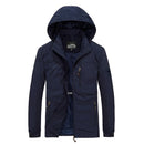 Herren Windbreaker Jacken Wasserdichte Windjacke Herren Militär Kapuzen Wasserfester Windbreaker Lässiger Mantel Herren Herbst 2022