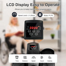 Under-Desk Elliptical Exerciser Pedal with Remote Control Home Office Leg Seniors Rehab Exerciser LCD Screen 12 Speeds 3 Mode