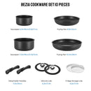 The Ember Line | 10-Piece Induction Cookware Set with Removable Handles