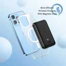 Baseus 20W Magnetische Kabellose Lade-Powerbank mit 6000mAh, 14,7mm rutschfestes Silikongehäuse, Schnellladung für iPhone 8-15 Serie