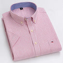 The Merchant | 100% Cotton Oxford Shirt, Short Sleeve