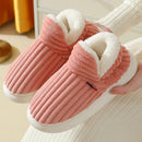 Warm Furry House Slippers Women Men Winter New Fashion Comfort Plush Slippers Home Indoor Outdoor Soft Thick Sole Cotton Shoes