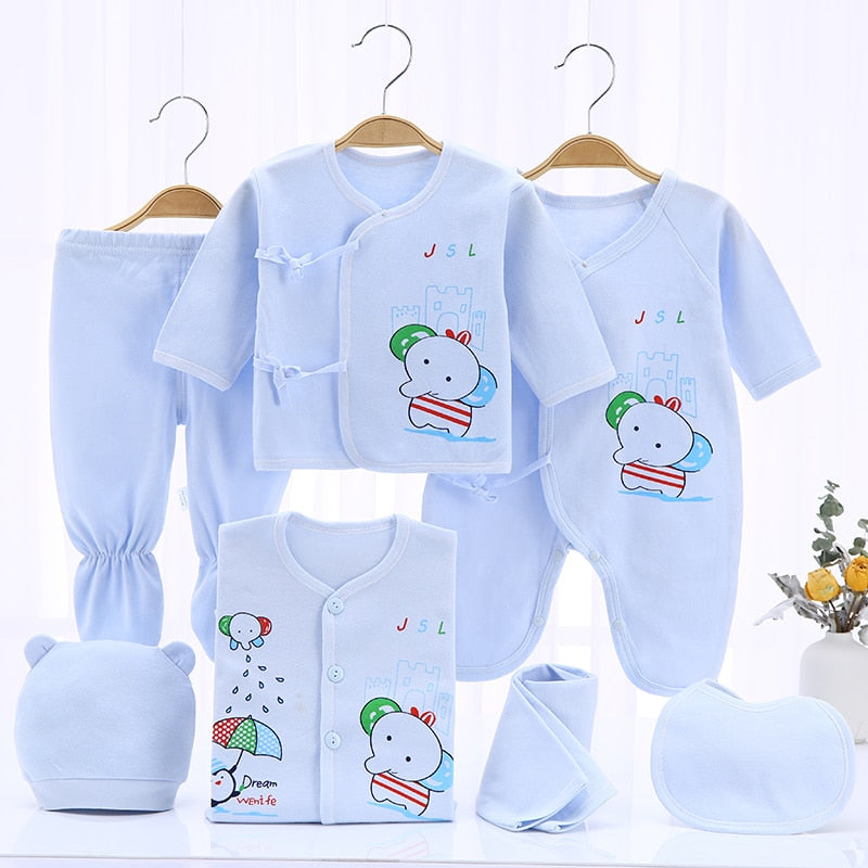 Newborn Clothing Suits Baby toddler Cotton Set for Girls Boys pink blue yellow