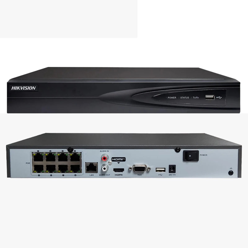 HIKVISION NVR PoE DVR 4CH 8CH 4K 8MP DS-7604NI-K1/4P DS-7604NI-K1/8P H.265 Network Video Camera Recorder Surveillance Recorder