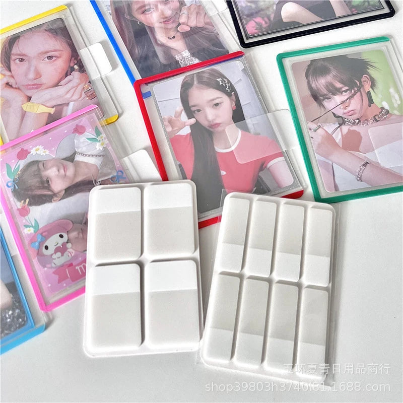 80/160 Pages Frosted Simple Pure White Index Stickers Transparent Label Stickers DIY Sticky Notes Office School Supplies