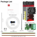 NEJE 40W-120W Lasermodul Laserkopf 450nm Blauer Laser TTL-Modul Lasergravurmaschine Holzmarkierung Schneidwerkzeug Luftunterstützung