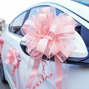 Wedding Car Ribbon Pull Bows Knot Gift Wrap Wedding Car Decor Birthday Party Supplies Pew Chairs DIY Home Decoration
