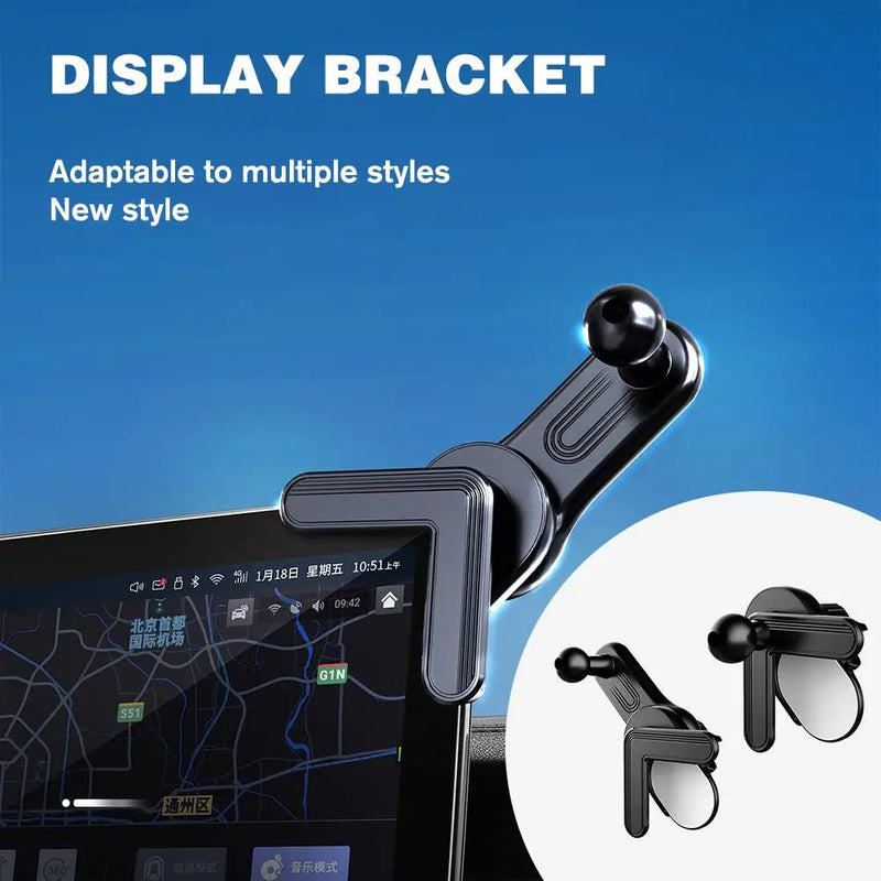 Car Display Extension Rod Mobile Phone Holder Base Accessory Car Display Universal 17mm Ball Head Suitable For Tesla Y/S