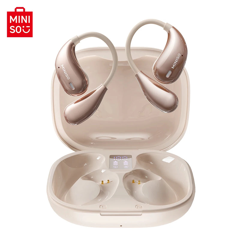MINISO X33 Intelligent Wireless Headphones Face-to-Face Translation Bluetooth Earphones Wireless Headphones,13mm dynamic coil
