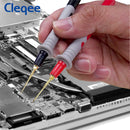 Cleqee P1503 Series Multimeter-Messleitungssatz mit austauschbarer Nadelprüfspitze, 4mm-Bananenstecker, Krokodilklemme, SMD-Testkabel