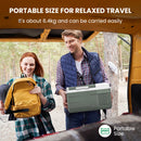 Alpicool NL9 9L Portable Refrigerator 12V/24V Small Car Fridge 100V~240V AC Electric Cooler Plug in Mini Freezer for Camping