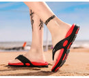 Massage Flip Flops for Men Summer Breathable Beach Shoes Sandals Men Luxury Flip Flops Breathable Men's Slippers