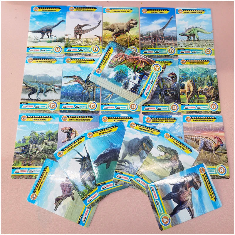 Game Dinosaur Collection Cards Animal Cards Learning Toys For Family Children Collection Cards Gift Kid Toys