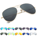FOENIXSONG Fashion Sonnenbrillen für Damen Herren Piloten-Rund-Verlaufsspiegel Damenbrillen Oculos Lentes Gafas De Sol