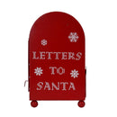 Christmas Mailbox Metal Letter Box Postbox Xmas Delivery Mailbox for Garden Christmas Party Wedding Party Farmhouse Holiday