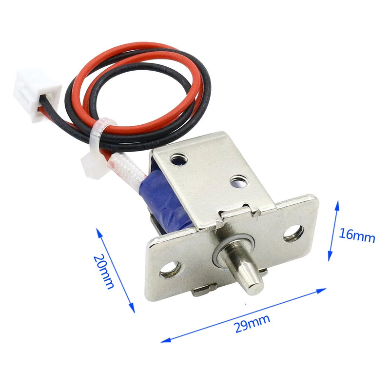 DC5v12v small electronic bolt lock mini solenoid electromagnet electric lock concealed electronic lock door lock