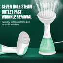 1500W Handheld Clothes Steamer Portable, 300ml Water Tank, 30s Fast Heat-up, 27g/min, Stainless Steel Panel,1.5m Cable