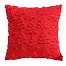 Christmas Tree Pillow Covers 45x45cm Soft Plush Pillowcase Couch Cushion Case for Couch Sofa Holiday Festivals Winter Home Decor