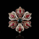 High Quality Fashion Baroque Court Retro Brooch Personality Hollow Badge Corsage High-end Christmas Gift Clothing Accessories