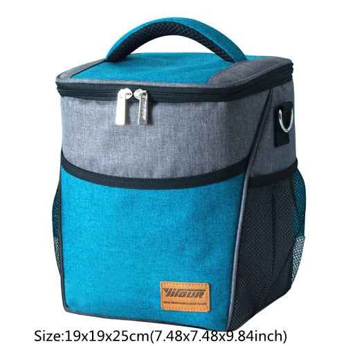 Large Capacity Cooler Bags Oxford Lunch Box Drink Beer Ice Pack Travel Picnic Backpack Thermal Food Delivery Bag Carrier