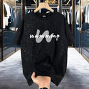 2025 Summer New Pure Cotton Versatile Casual Short Sleeve Trendy Loose Half Sleeve Round Neck T-shirt Men