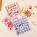 100-300Pcs Easter Cellophane Treat Bags Self-sealing Candy Cookie Bag Cute Little Bear and Bunny Pattern Opp Bag Party Favors