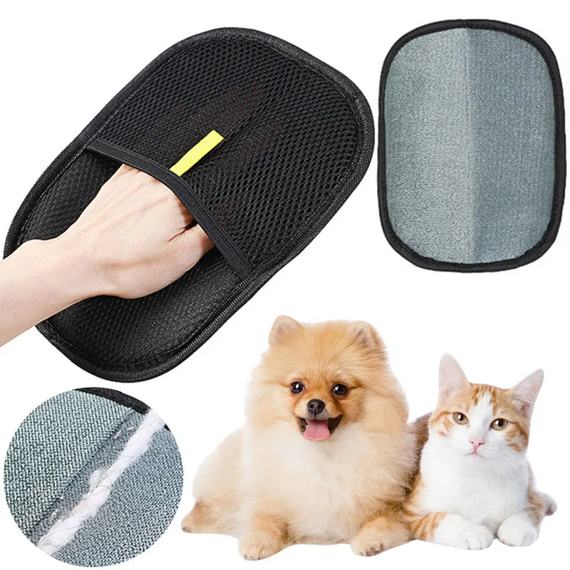 Pet Hair Remover Mitt Pet Hair Remover Gloves Deshedding Brush Glove for Cats and Dogs