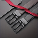 1pc Men's Belt Rotating Alloy Buckle Belt Trend High End Authentic Belt Casual Business Plus Size Jeans Belt Wearable Both Sides